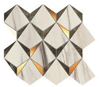 DIAMONDS BIANCO-GREEN 35.8X32.9